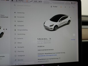 Tesla Model 3 Long Range *gereserveerd* 75 kWh 463PK