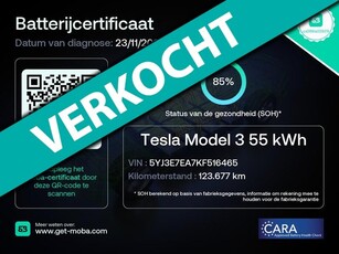 Tesla Model 3 Standard RWD Plus 60 kWh Trekhaak (1.000kg)