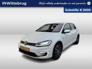 Volkswagen e-Golf E-DITION / SUBSIDIE/ WARMTEPOMP/ 8%