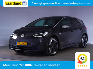 Volkswagen ID.3 58 kWh First Max [ Panorama Massage Head-up Navi Camera Stoelverwarming ]