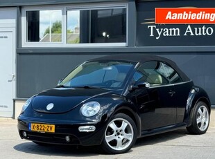 Volkswagen New Beetle 1.6 CABRIO HIGHLINE / AIRCO LEER PDC STOELVERWARM BLUETOOTH AUX