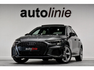 Audi A3 Sportback 40 TFSI e S-Line. Pano, ACC, Keyless, Sfeer, Camera, Dodeh, 19'', BTW, CarPlay!