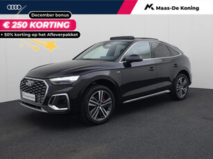 Audi Q5 Sportback 50 TFSIe 220kW/299PK S Line · Leder · Panoramadak · Drive select · Garantie tot september 2028 of 100000km