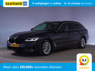 BMW 5 Serie Touring 520i High Executive Luxury Aut. [ Comfortzetels Leder Live-cockpit prof. Camera ]