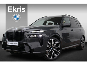 BMW X7 xDrive40i Elektrische trekhaak/ softclose/ Harman Kardon/ Head-up display/ 23 inch/ Pano-dak