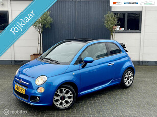 Fiat 500 C 80pk TwinAir Turbo 500S|RIJKLAAR|USB|A-C|HALFLEER