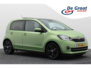 Škoda Citigo 1.0 Greentech Ambition Automaat Airco, Panoramadak, Cruise, Bluetooth, PDC, LED, Getint Glas, 15''