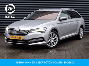 Škoda Superb Combi 1.4 TSI iV Business Edition Plug in Hybrid PHEV | Lederen Sportstoelen Memory | Trekhaak af Fabriek | Adaptive Cruise | Crystal LED | Apple Carplay | Navigatie | Camera | DAB |