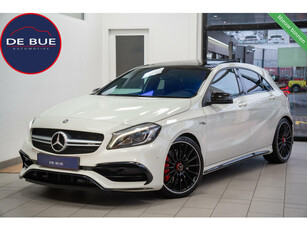 Mercedes A-klasse AMG 45 4MATIC 380PK Facelift Pano Sfeer Car-Play Dealer Onderhouden