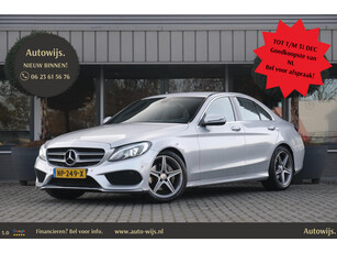 Mercedes-Benz C-klasse 180 AMG Sport Edition|Leder|Camera|Origi NL|Navi