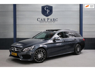 Mercedes-Benz C-klasse Estate 250 AMG LED/PANORAMADAK/LEER+S.VERWARMING+MEMORY/NAVI/19