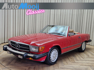 Mercedes-Benz SL-Klasse 560 SL W107 Cabriolet Perfect / FULL HISTORY / 1986 *Inclusief Hardtop* Automaat / Leder