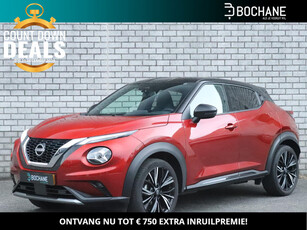 Nissan Juke 1.0 DIG-T 114 DCT7 N-Design | Achteruitrijcamera | Navigatie | Apple Carplay/Android Auto | Elektrische ramen V+A | Trekhaak |