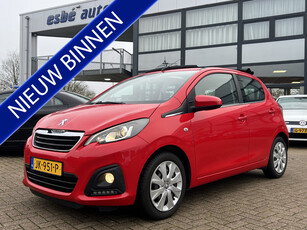 Peugeot 108 1.0 e-VTi Automaat 5drs Active Premium TOP! Airco Cruise Control Open Dak Mistlampen Elek Ramen Bluetooth NL Auto