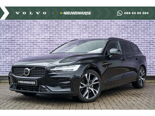 Volvo V60 B3 Automaat Plus Dark | Stoel-/stuur-/achterbankverwarming | Adaptieve Cruise control | Google Maps | Lederen bekleding | Keyless entry