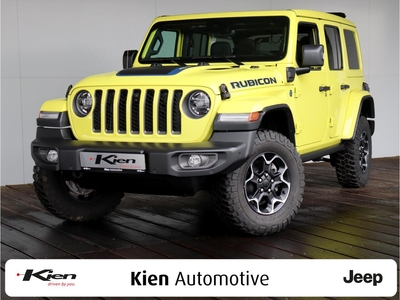 Jeep WRANGLER Unlimited 4xe 380 Rubicon | DeurKit | Sun roof | Gorilla Vooruit | voorstoelen verwarmd |