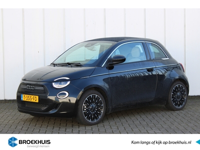 FIAT 500 e / Cabriolet La Prima 42 kWh / Pack Winter / Pack Tech / 17'' LMV / Carplay / Navigatie / Cabriolet / '' vraag een vrijblijvende offerte aan ''