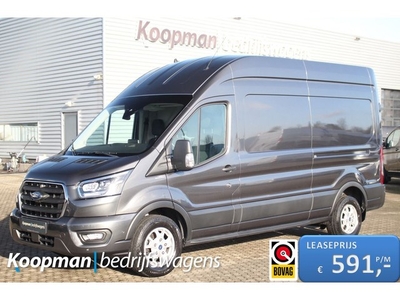 Ford Transit 350 2.0TDCI 185pk L3H3 Limited Camera V+A