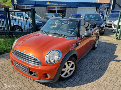 Mini Cabrio 1.6,clima,stoelverw,6-24 mnd garantie mogelijk