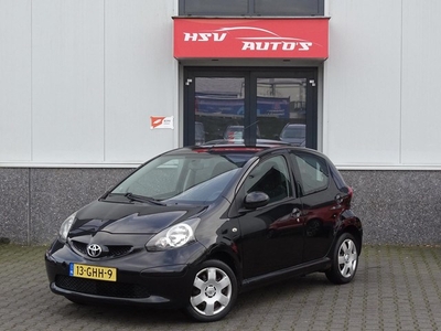 Toyota Aygo 1.0-12V + airco 4-deurs org NL 2008 zwart