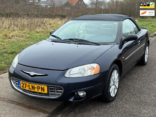 Chrysler Sebring 2.7i-V6 24V LX Convertible Automaat Airco Audio/CD Electric pakket Leder LMV 16