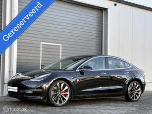 Tesla Model 3 Performance AWD - Pano - Black - 20 inch