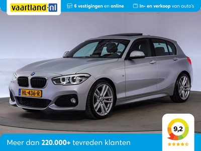 BMW 1-serie 118i M Sport High Executive [ Schuifdak Navi prof. Leder ]