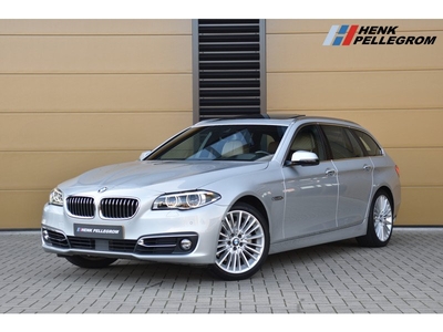 BMW 5 Serie Touring 528i * Luxury-line * Panoramadak * Head-up * Stuurwiel verwarming *