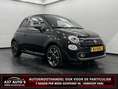 Fiat 500 1.2 Lounge Leder, Navi, Cruise control, Clima, Cabrio