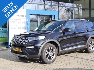 Ford Explorer 3.0 V6 PHEV PLATINUM 457PK AUTOMAAT 7-PERSOONS AD-CRUISE MEMORYSEAT LEDER STOEL/STUURVERW. SCHUIF/KANTELDAK NAVI BANG&OLUFSEN-AUDIO BLIND-SPOT