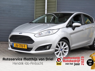 Ford Fiesta 1.0 EcoBoost Titanium, Navigatie, Parkeersensoren, Lichtmetalen Velgen, Climate-Control, Cruise-Control.