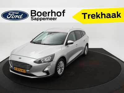 Ford FOCUS Wagon EcoBoost Hybrid 125 pk Titanium X Business | Trekhaak | Winter Pack | Camera | LED | El. a. klep | Digitaal display