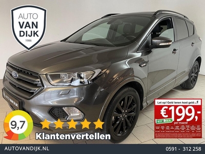 Ford Kuga 1.5 EcoBoost ST Line 150PK AIRCO CLIMA NAVI CRUISE PANO STOELVERW TREKHAAK 2000KG SPOILERS ZWARTE VELGEN NIEUWSTAAT