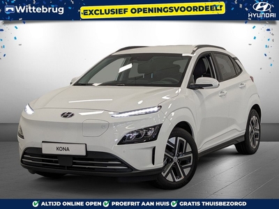 Hyundai KONA EV Premium 64 kWh Volledig Elektrisch, Lederen bekleding, Stoelverwarming voor en Navigatie