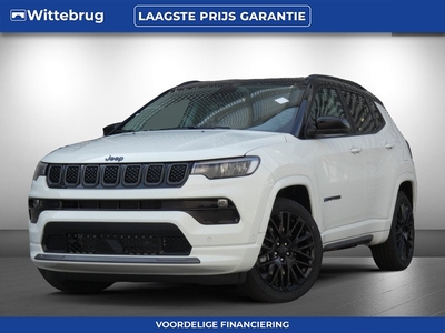 Jeep Compass 4xe 240PK Plug-in Hybrid S ! € 8.380,- VOORDEEL! | Panoramisch Schuifdak & Stoelverwarming | € 8.616,- VOORDEEL!