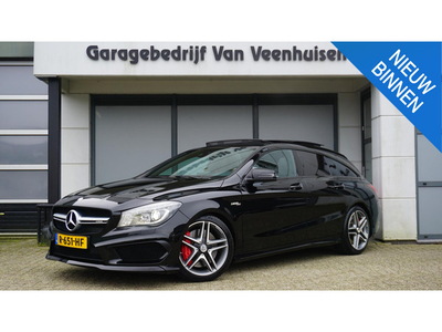 Mercedes-Benz CLA-klasse Shooting Brake 45 AMG 380PK 4MATIC Performance Seats Pano.Dak H&K 18inch LM Navi Night Pack *Zeer nette CLA* 83022km!