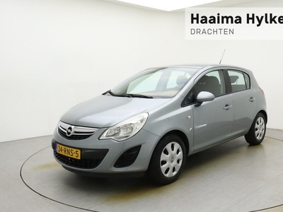 Opel Corsa 1.2-16V Edition 85 pk 5drs | Airco | Trekhaak | Cruise Control | Lederen stuurwiel