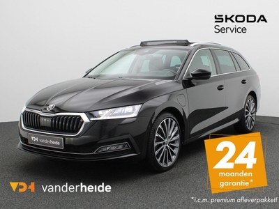 Skoda Octavia Combi 1.4 TSI iV PHEV Business Edition Plus 204PK DSG Panoramadak, Head-up, Canton, achteruitrijcamera, elek. stoelen, winterpakket Plus, virtual pedal, side assist, 19'' lichtmetaal