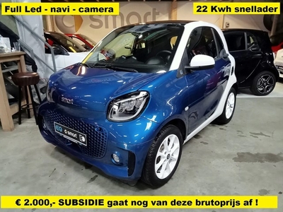 Smart EQ FORTWO COUPE Stoel en stuurverwarming - snellader