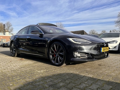 Tesla Model S P100D LUDICROUS 515KW LAUNCH CONTROL (INCL.BTW) *PANO | AUTO-PILOT | AIR-SUSPENSION | VOLLEDER | FULL-LED | CARBON-INT. | ACC | KEYLESS | MEMORY-PACK | CAMERA | ECC | PDC*