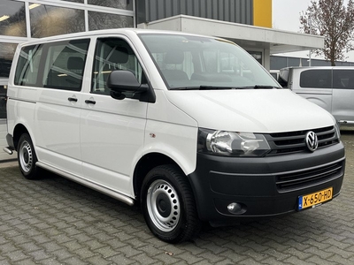 Volkswagen Transporter Kombi 2.0 TDI DSG 140 pk L1H1 BM BTW en BPM vrij Airco Cruise control Trekhaak PDC 1e eigenaar Euro 5 Combi Personenbus Passenger Groepsvervoer Taxi