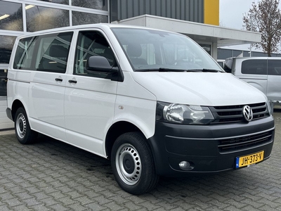 Volkswagen Transporter Kombi 8-persoons 2.0 TDI 140 pk DSG Automaat L1H1 BTW en BPM vrij Airco Cruise control Trekhaak PDC 1e eigenaar Euro 5 Personenbus Kombi Combi Tourer Groepsvervoer