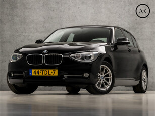 BMW 1-serie 118i Sport 170Pk (NAVIGATIE, LEDEREN SPORTSTOELEN, XENON, BLUETOOTH, PARKEERSENSOREN, CRUISE, NIEUWSTAAT)