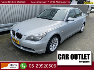 BMW 5 Serie 523i Executive AUTOMAAT, Leer, Navi groot, CC, PDC, Zonw, LM, nw. APK – Inruil Mogelijk –