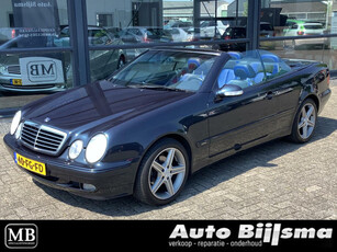 Mercedes CLK-klasse Cabrio 200 Avantgarde, designo uitvoering, zeer net,