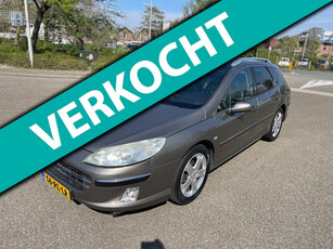 Peugeot 407 SW 2.0-16V XS / automaat / leder / panorama / cruise.control / airco / pdc / trekhaak / elek.pakket / nap....