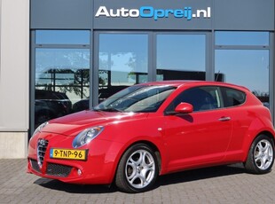 Alfa Romeo Mito 0.9 TwinAir 101pk Exclusivo NAVI, zwart leder, Clima, Cruise, 1e