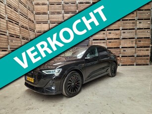 Audi E-tron Sportback 55 quattro S edition 95 kWh Black