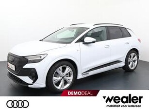 Audi Q4 e-tron 40 S edition 77 kWh | Zwart optiek pakket | Privacy Glass | Achteruitrijcamera | Lichtpakket Ambiente Plus | Comfort pakket