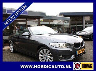 BMW 2 Serie CABRIO 220i SPORT AUTOMAAT / XENON- NAVIGATIE-